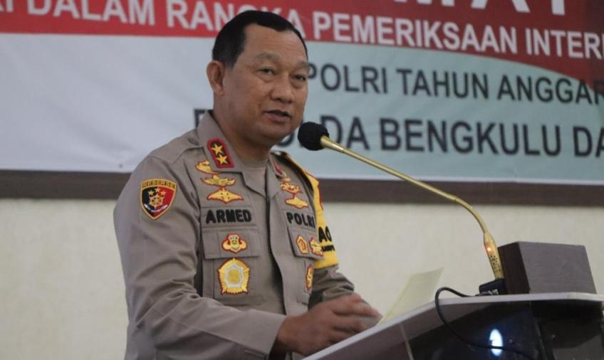 Kapolda Bengkulu Pimpin Taklimat Awal BPK RI