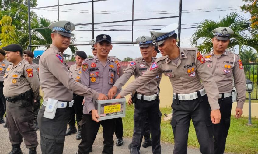 Menyisihkan Rezeki, Polres Seluma Laksanaan Program Seribu Berbagi