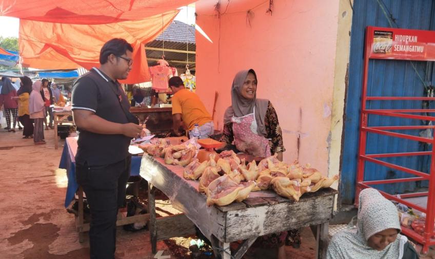 Unit Reskrim Polsek Padang Jaya Kring Serse dan Dialogis Di Pasar Pekan