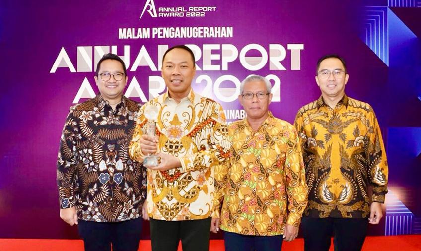 Jasa Raharja Raih Penghargaan Annual Report Award 2022