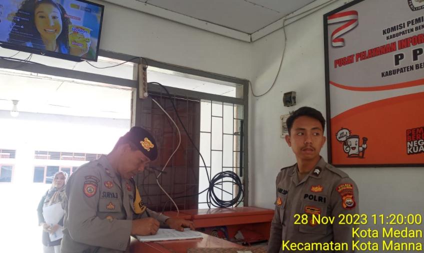 Wujudkan Kamtibmas yang Kondusif Saat Tahapan Kampanye, Sat Samapta Polres BS Intensifkan Patroli ke Kantor KPU, Gudang dan Bawaslu 