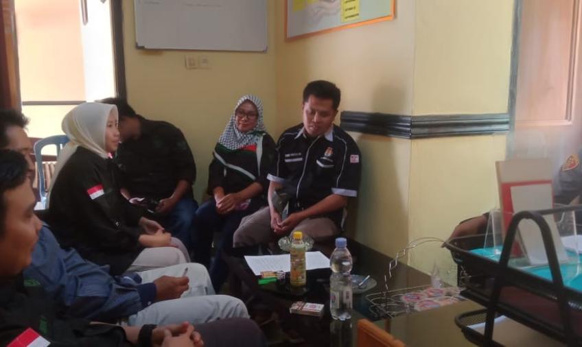 Kapolsek Seginim dan Kanit Intel Coffee Morning  Bersama PPK dan Panwascam Kecamatan Seginim