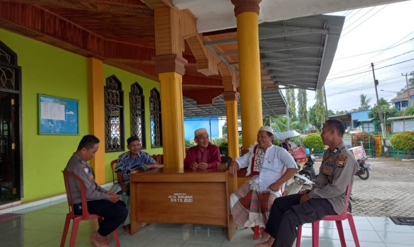 Sambangi Tokoh Agama Sat Binmas Sampaikan Pesan Kamtibmas