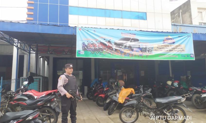 Polsek Ketahun Pam Obvit Bank BRI, Ciptakan Rasa Aman dan Nyaman Saat Bertransaksi
