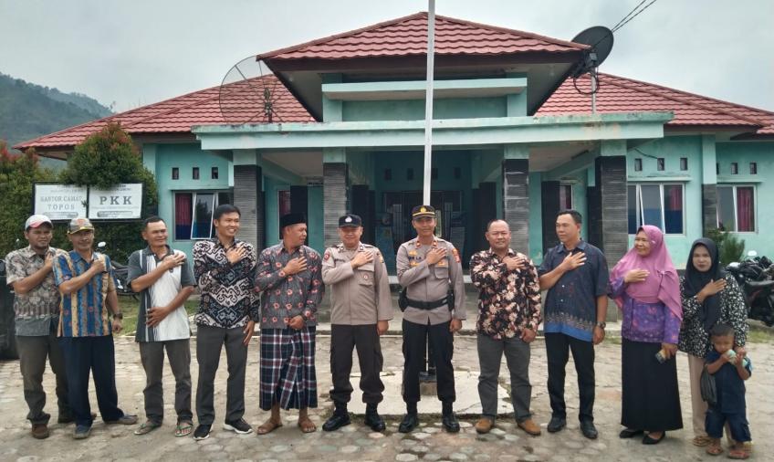 Kapolsek Rimbo Pengadang Pimpin Patroli Dialogis ke Sekretariat PPK Topos