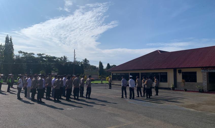 Pimpin Apel Karendalopsres OPS Mantap Brata Nala 2023-2024 Polres BA, Berikan Arahan dan Penekanan Kepada Personel