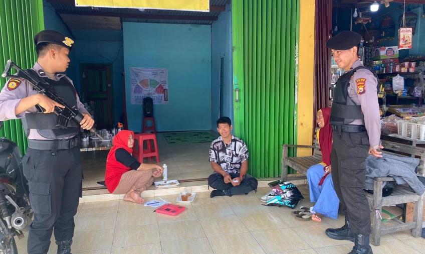 Cegah Kriminal, Personel Sat Samapta Polres Kaur Lakukan Pengamanan di Obvit 