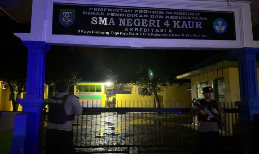 Patroli KRYD, Personel Polsek Kaur Utara Monitor Daerah Rawan Terjadinya Tindak Pidana 