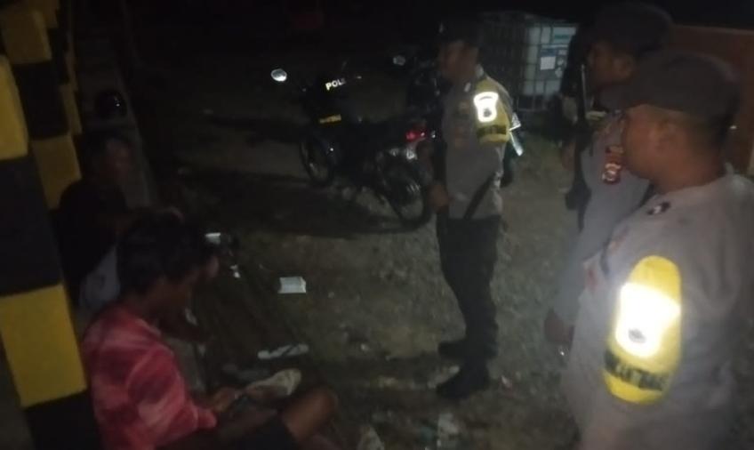 Patroli Dialogis, Personel Polres Kaur Sampaikan Imbauan kamtibmas Cegah Aksi Kejahatan