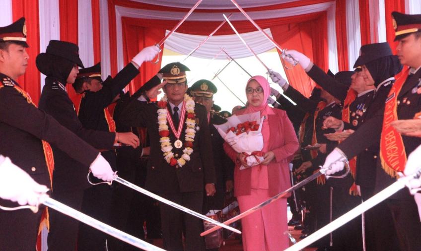 Apresiasi Pengabdian, Polda Bengkulu Gelar Upacara Purna Bhakti Personil Yang Pensiun