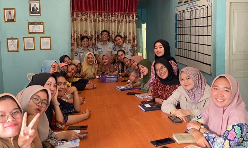 Bhabinkamtibmas Polsek SAM Hadiri MusyawarahRKP Des Tahun 2024 Desa Karang Anyar 