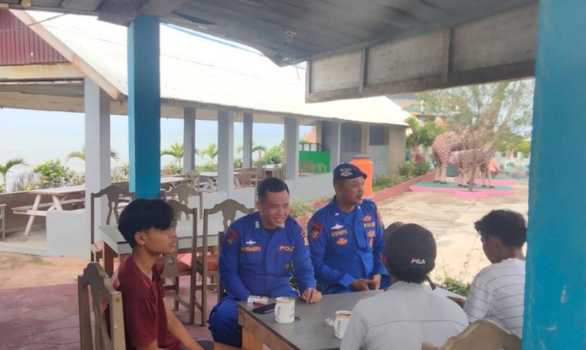 Kasat Pol Airud Polres BS Sambang Lokasi Wisata Alam Sekunyit, Sampaikan Imbauan Kamtibmas
