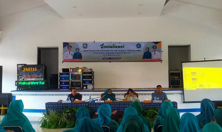 Kasat Reskrim Polres Kaur Hadiri dan Menjadi Narasumber Kegiatan Sosialisasi Kekerasan Dalam Rumah Tangga dan Pola Asuh Anak 