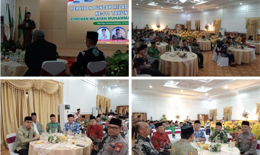 Sat Binmas Polresta Bengkulu Hadiri Puncak Milad Muhammadiyah ke-111 Tahun 