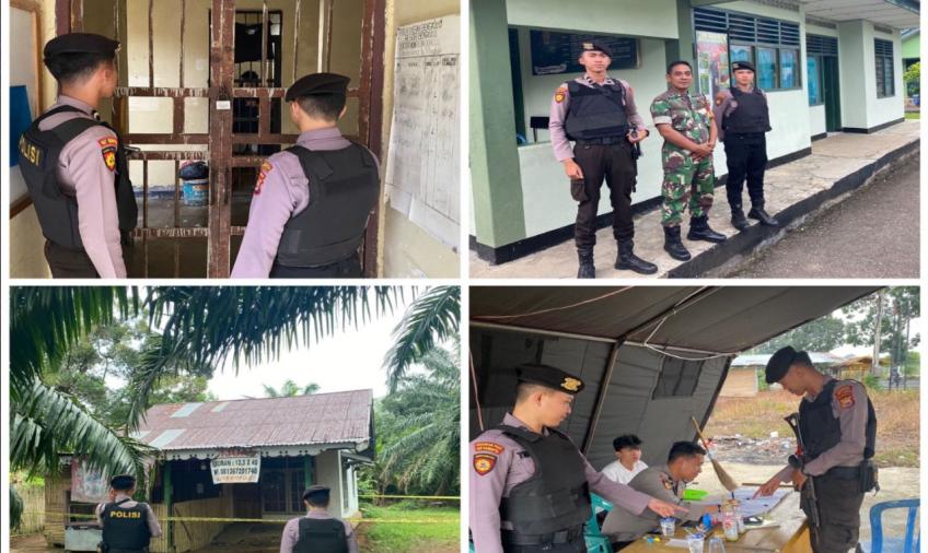 Laksankan Patroli, Personel Sat Samapata Sambangi Lokasi Penemuan Mayat, Koramil dan KPU Kota  