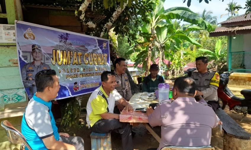 Program Jumat Curhat, Polsek Giri Mulya Tampung Keluhan Warga Desa Giri Mulya
