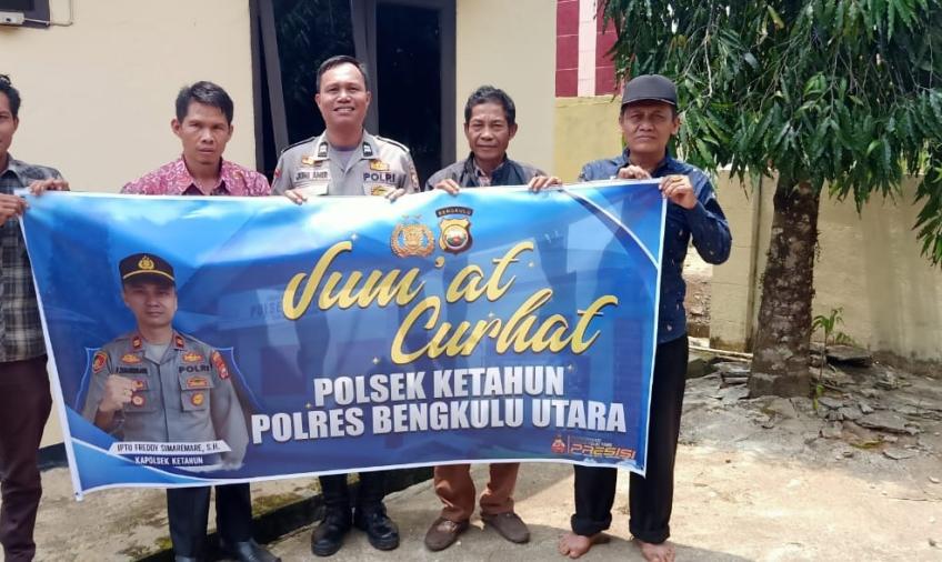 Tampung Keluhan Warga, Polsek Ketahun Gelar Program Jumat Curhat