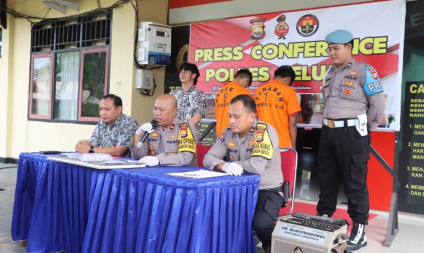 Simpan Ganja, 2 Tunakarya Ditangkap Polres Seluma, Terancam 12 Tahun Penjara