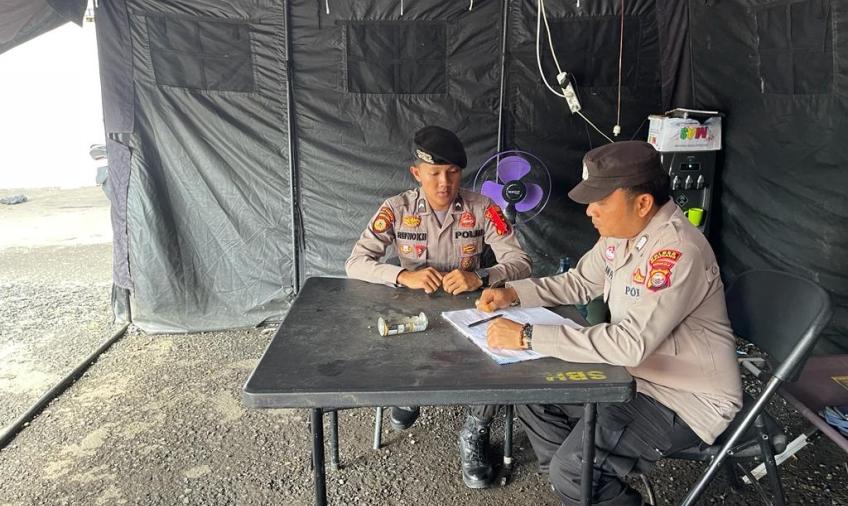 Gudang Logistik Pemilu Menjadi Sasaran Patroli Dialogis oleh Personil Polres Kepahiang