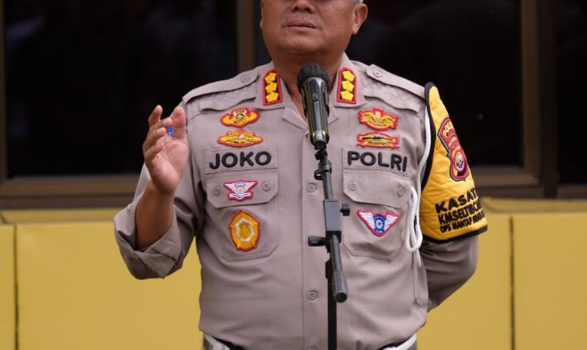 Dirlantas Polda Bengkulu Pimpin Apel OMB dan Tekankan Netralitas Polri