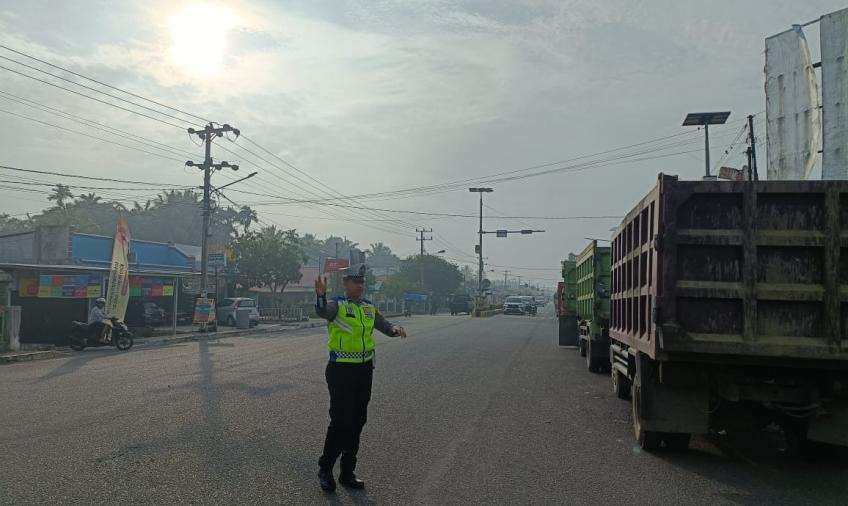 Masuki Tahapan Kampanye Pemilu, Satgas OMB Kamseltibcar Lantas Polres Mukomuko Tingkatkan Patroli dan Pengaturan Arus Lalin 