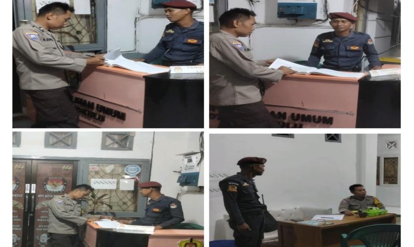 Cegah Gngguan Kamtibmas, Polsek Muara Bangkahulu Patroli Monbiling di KPU Kota Bengkulu