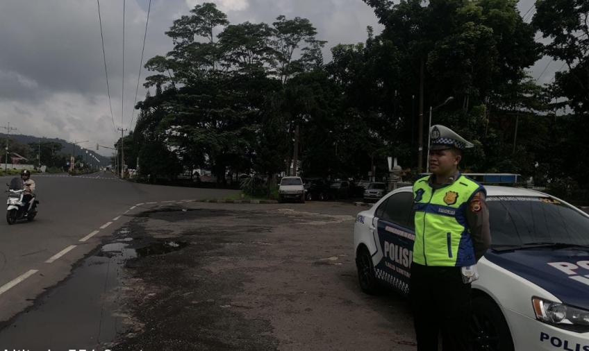 Satgas Kamseltibcar Lantas Laksanakan Patroli Pastikan Keamanan Lalu Lintas Menjelang Pemilu