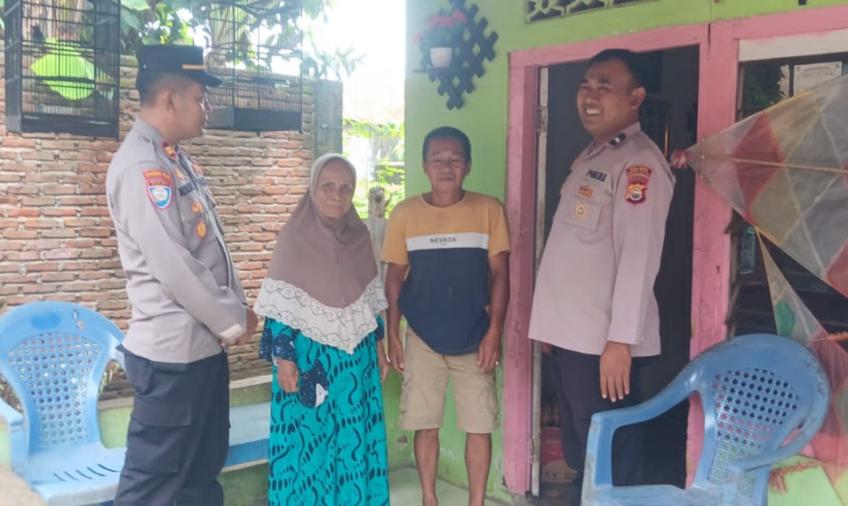 Sat Binmas Polres Bengkulu Selatan Polda Bengkulu Sambangi Masyarakat, Imbau Jaga Kamtibmas Jelang Pemilu 2024