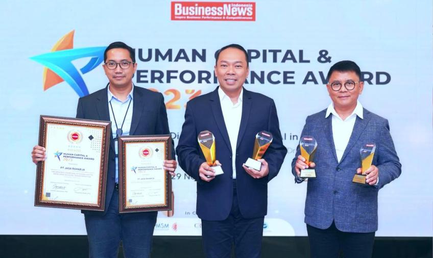 Jasa Raharja Sabet Empat Penghargaan Bergengsi di Ajang Human Capital & Performance Award 2023