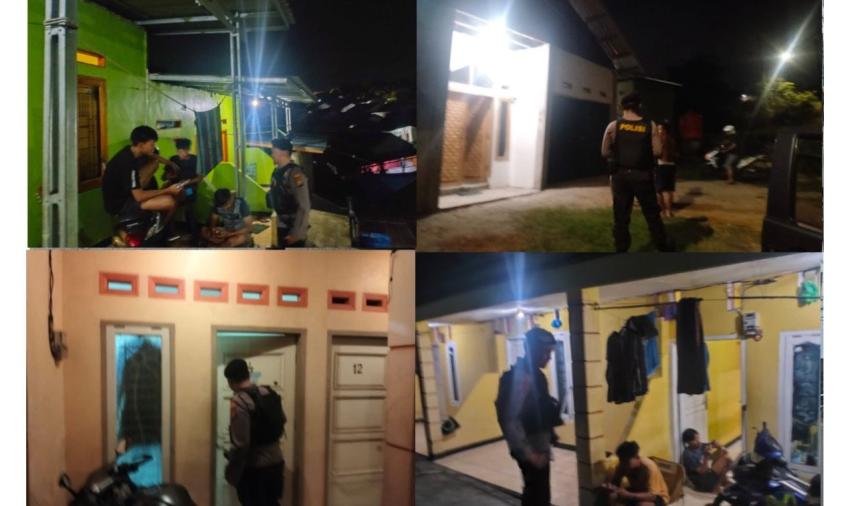 Ciptakan Situasi Aman dan Kondusif di Tengah-Tengah Masyarakat, Sat Samapta Patroli di Pemukiman Penduduk