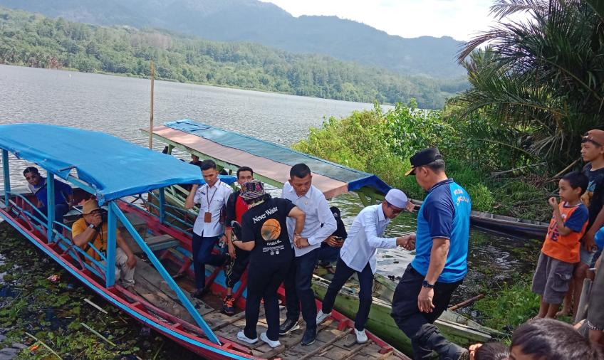 Kapolres Lebong Hadiri Festival Perahu Naga dalam Rangka HUT Lebong ke-20