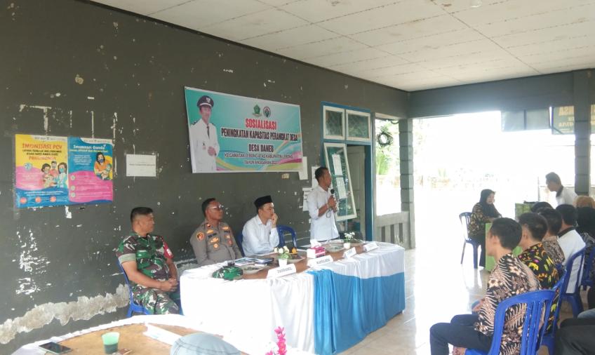 Kapolsek Lebong Atas Jadi Narasumber Peningkatan Kapasitas Perangkat Desa