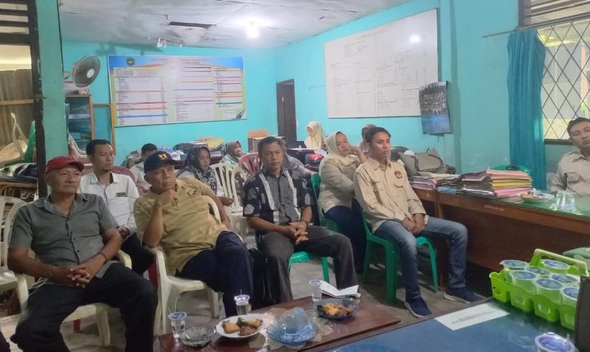 Bhabinkamtibmas Polsek Kota Manna Hadiri Musyawarah Pembangunan Desa di Kelurahan Pasar Mulia