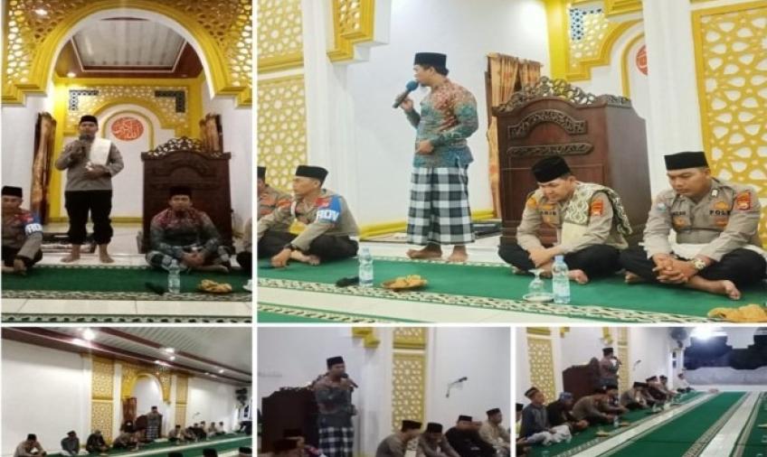 Colling Sistem, Kapolresta Bengkulu Bersama Personel Laksanakan Suling di Masjid Al-Arsy 