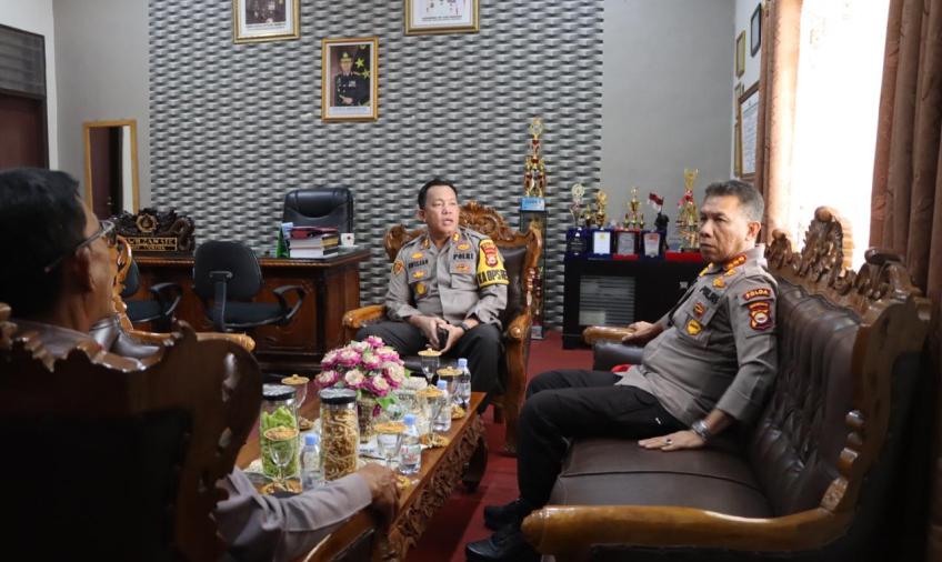 Kapolres Lebong Terima Kunjungan Pamatwil dalam Rangka Operasi Mantap Brata Nala