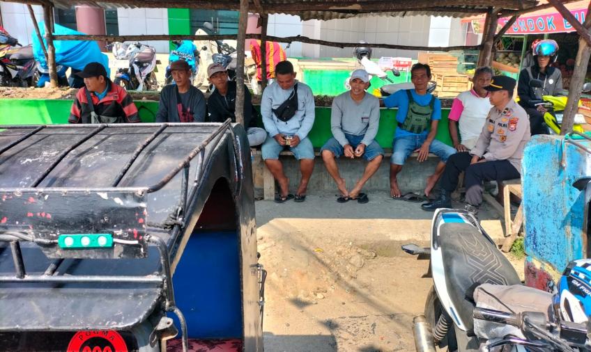 Jumat Curhat, Polres Lebong Tampung Aspirasi Komunitas Ojek Gandeng