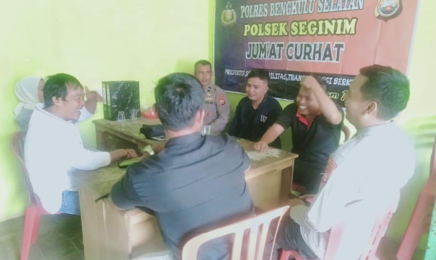 Mendengar Keluhan Warga Binaan Secara Langsung, Polsek Seginim Gelar Jumat Curhat