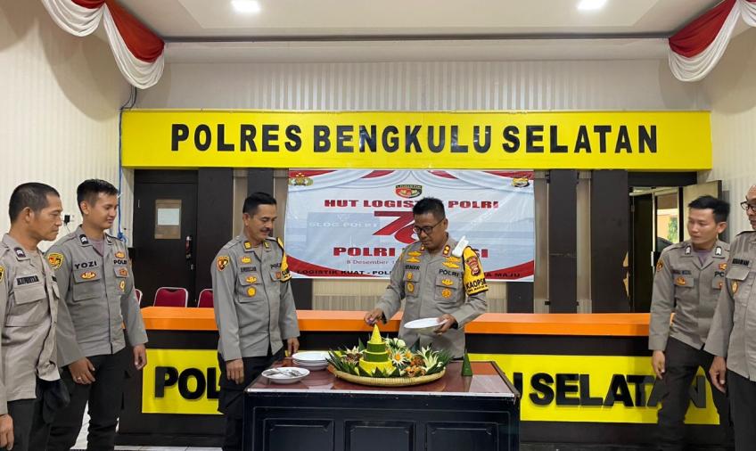 Polres Bengkulu Selatan Peringati HUT Logistik Polri ke-76  