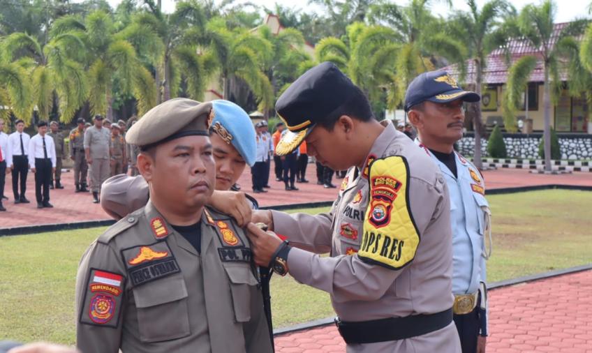 Kapolres Mukomuko Pimpin Apel Gelar Pasukan Ops Lilin Nala 2023