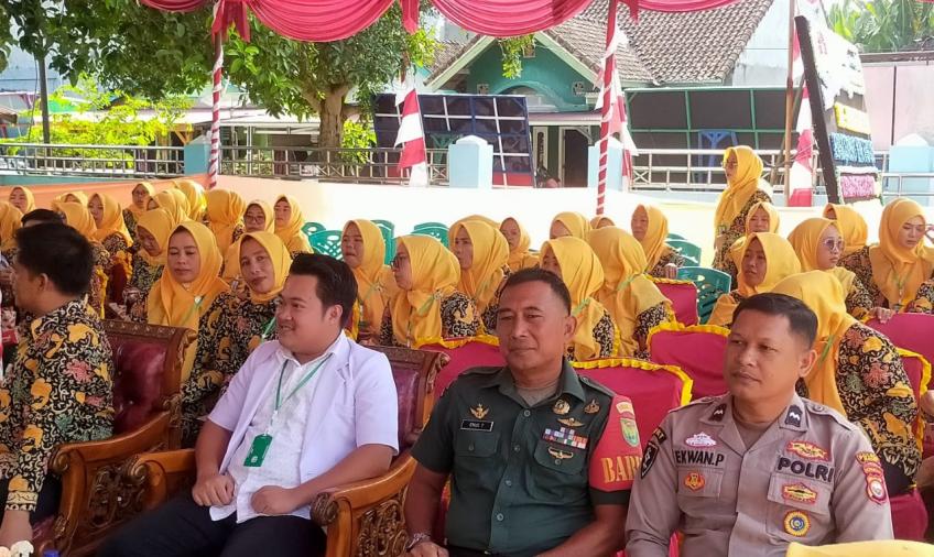 Bhabinkamtibmas Polsek Kaur Selatan Hadiri Pembukaan Re-Akreditasi Puskesmas Bintuhan 