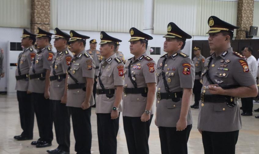Kapolda Bengkulu Pimpin Sertijab 3 PJU Dan Kapolresta Bengkulu