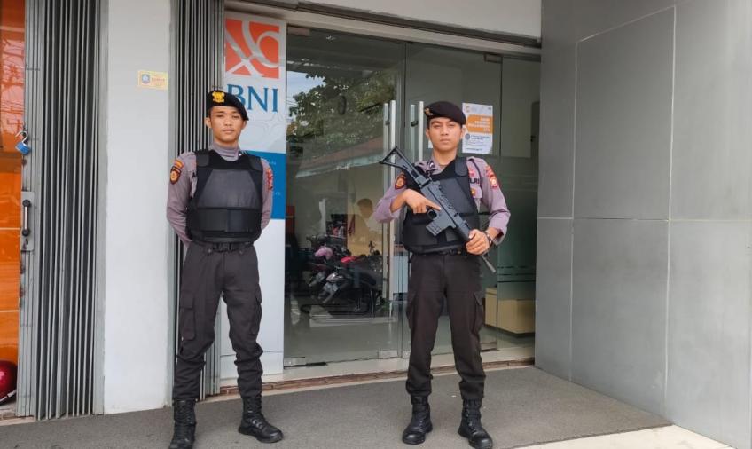 Pengamanan di Objek Vital, Polres Kaur Cek ATM dan Bank 