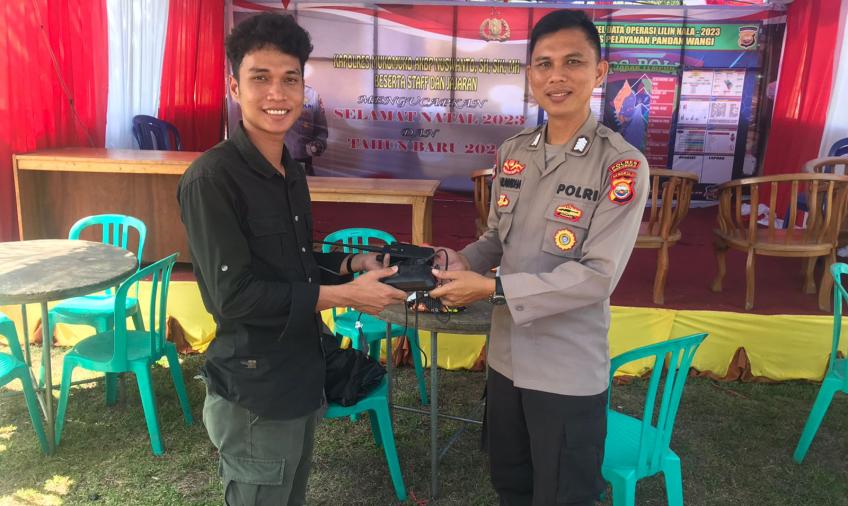 Permudah Komunikasi Pada Operasi Lilin Nala 2023, Satgas Banops Pasang Radio Rix di Tiap Pospam