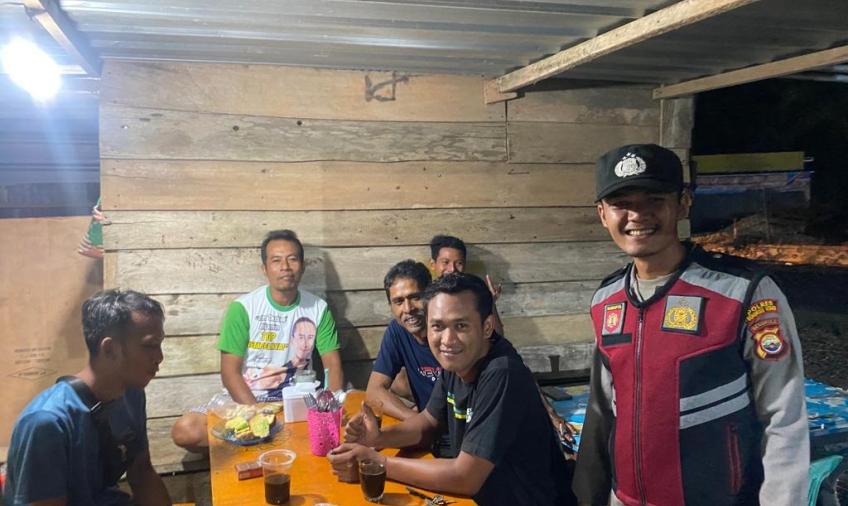 Natal dan Tahun Baru Kapolsek Batik Nau Berserta Personel Intensifkan Patroli Malam