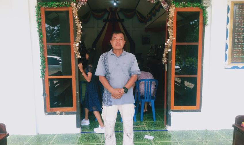 Pastikan Ibadah Natal di Desa Pasar Ketahun Berjalan Aman, Polisi Lakukan Patroli dan Pengamanan