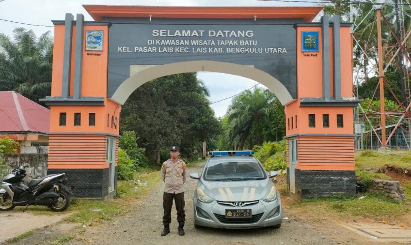 Libur Natal, Polsek Lais Monitoring Objek Wisata Tapak Batu