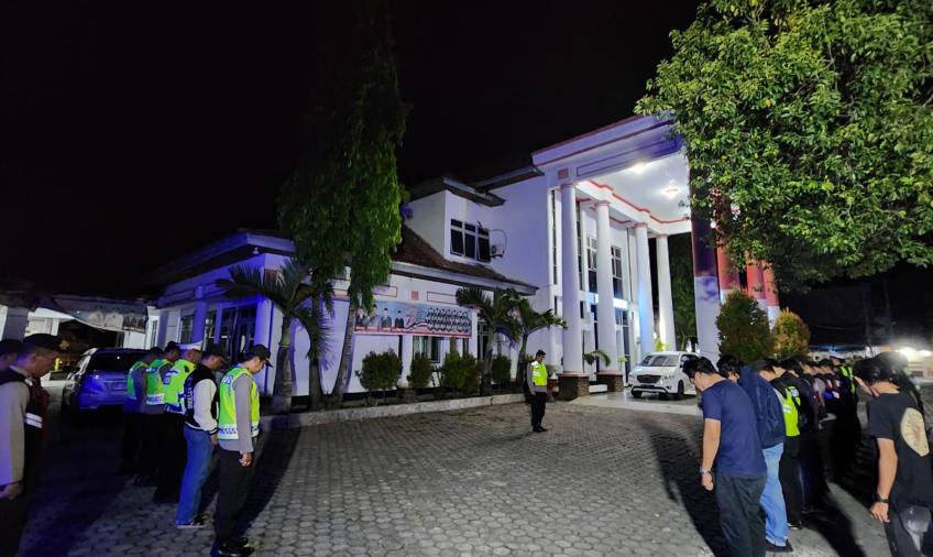 Kryd Malam Minggu Wujudkan Kamtibmas Yang Kondusif Menjelang Pemilu 2024