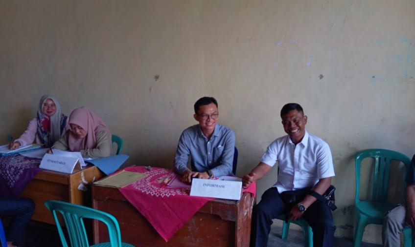 Polsek Seginim Laksanakan Pengamanan dan Monitoring Terkait Rekrutmen Pengawas Kelurahan