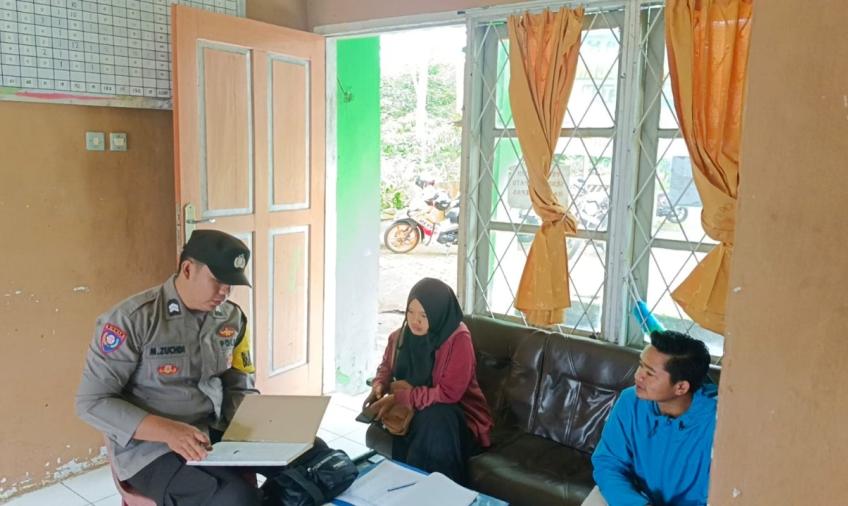 Kerja Sama Polsek Kabawetan dan PPK Serta Panwascam Ciptakan Sitkamtibmas Jelang Pemilu Damai dan Aman