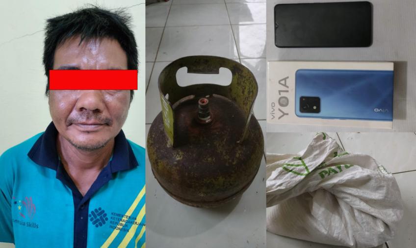 Kurang 1X24 Jam, Terduga Pelaku Curat Berhasil Ditangkap Polsek Rimbo Pengadang